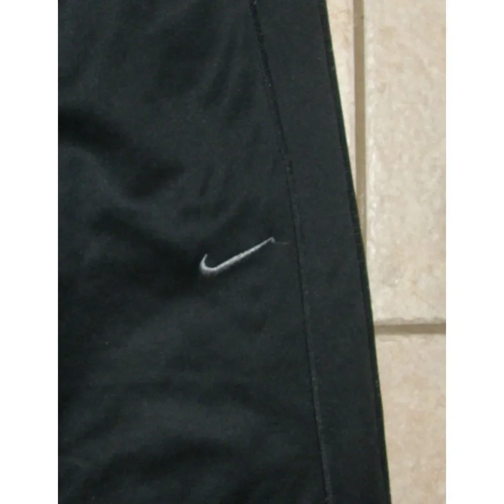 NIKE THERMA-FIT Mens sz Large Casual Wear Elastic Waist Black Sweatpants Pockets